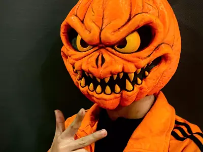Jack-O-Lantern Wearable - Pumpkin Decoration and Cosplay 3D print model