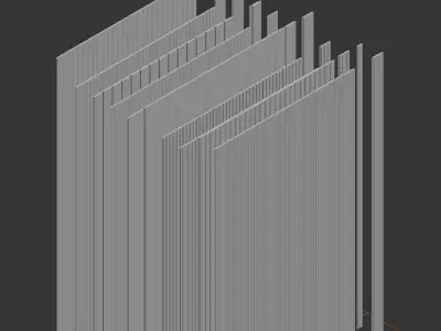 ARKOPA Wall Panel 3D Model Interior Scene 3D model