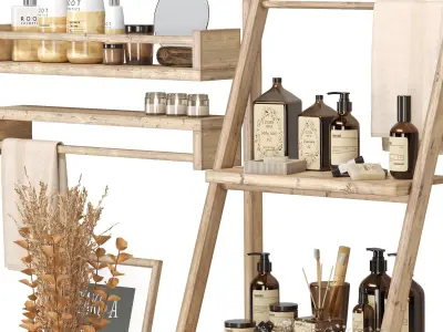 Bathroom Accessories 4 3D model