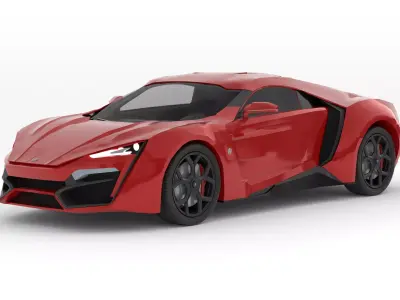 Lykan Hypersport-W Motors 3D model