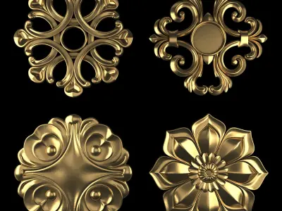 Rosettes 16 3D model