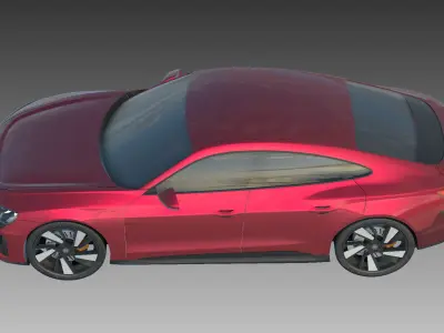 Audi Etron GT 2022 - 3D Model - Fbx - Obj 3D print model