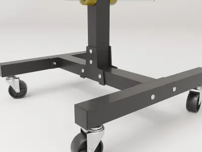 Weight Plates Stand 3D model