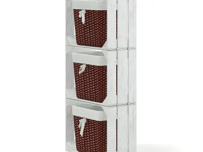 Basket Shelf 3D model