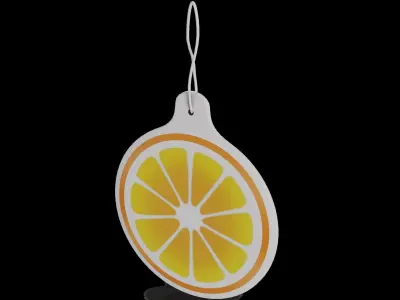 Car air fresheners Car Air Freshener - Citrus Burst Low-poly 3D model