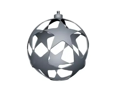 star ball ornament 3D print model