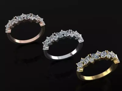 Women Ring 04 3D print model
