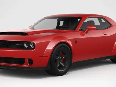 Dodge Challenger SRT Demon 2018 3D model