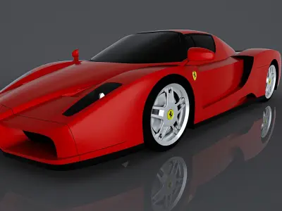Ferrari Enzo Low-poly 3D model buy