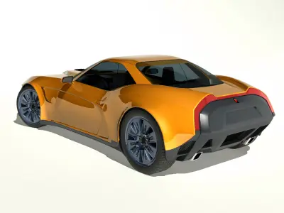 2013 Kukhri GT Concept Sports Car 3D model