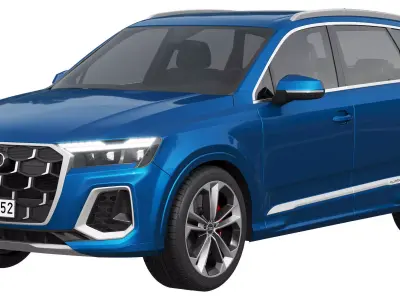 Audi Q7 2024 3D model