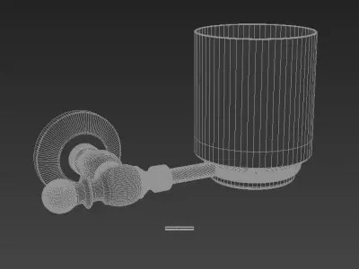 Ottoman Waterside  Brush 3D model