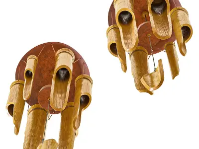 Bamboo bell 3D model