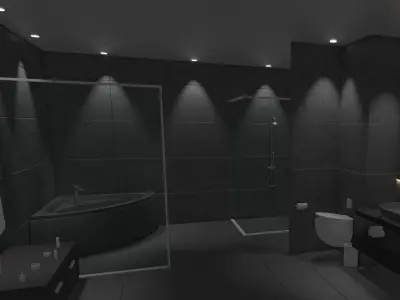 Modern Bathroom  Free 3D model