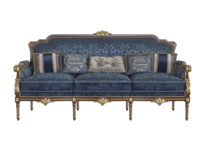 Luxury midnight sofa by Modenese 3D model