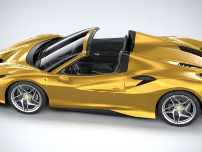Ferrari F8 Spider 2020 3D model