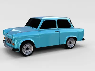 Trabant 601 rev 3D model