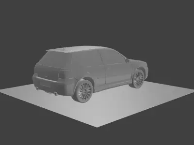 VW Golf R32 3D model