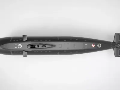 Project 877 Halibut Kilo Class submarine 3D model