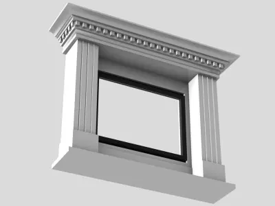 Fireplace 04 3D model