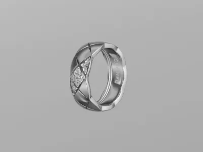 CHANEL - COCO CRUSH - DIAMOND BAND 3D print model