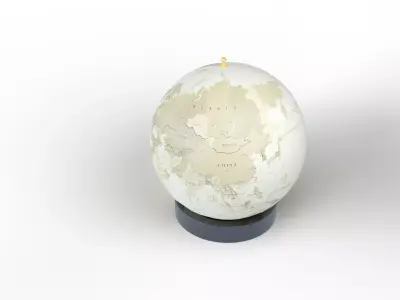 Vintage Globe 3D model