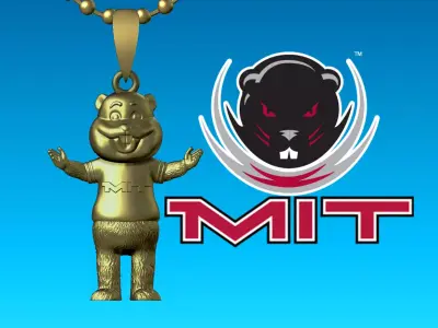 NCAA - Necklaces MIT School of Engineering - Hanging Figurine 3D print model