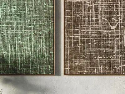 decorative Modern hanging painting 3D model