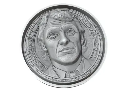 Paolo Maldini Footballer Medallion 3D print model