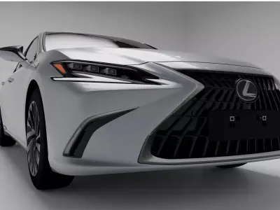 Lexus ES 300h Low-poly 3D model