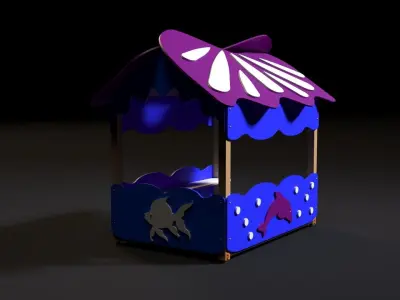 Childrens play house 3D model purchase