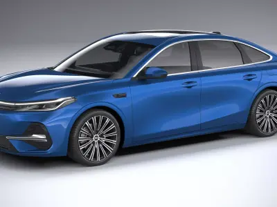 Geely Galaxy A7 2026 3D model