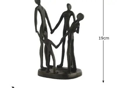Bull Dolton Family Circle Figurine 3D model