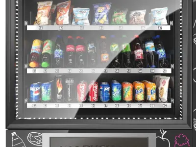 Unicum Rosso Large Foodbox TOUCH TO GO  3D model