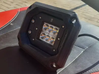 LED Fog light Bumper Housing for 4x4 Offroad vehicles 3D print model