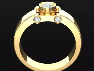 Luxury Men Rings Designs 5MR016 3D print model