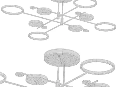 Ceiling chandelier MARSA 3D model