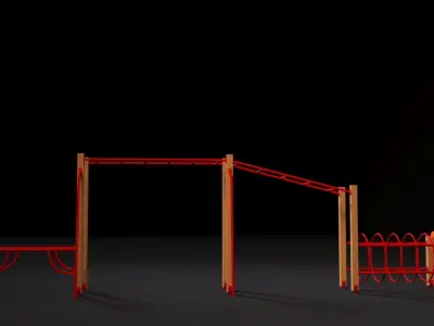 Sports complex 26 3D model