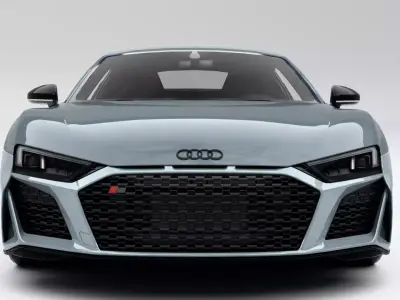 Audi R8 Coupe 2019 Low-poly 3D model