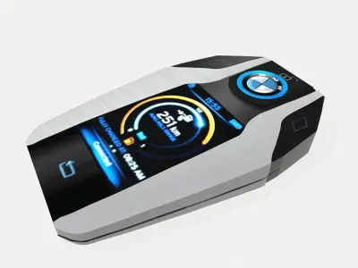 7 Series Display Key touch 3D model