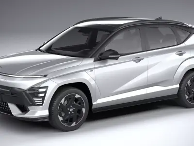 Hyundai Kona Electric N-Line 2024 3D model