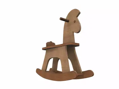 Rocking horse 2 3D model
