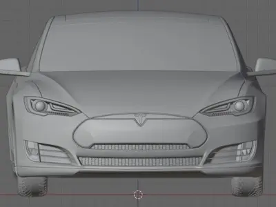 Tesla Model S 3D Model 3D model