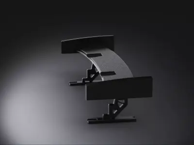 Spoiler technical automotive tuning part 3D model