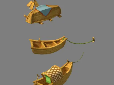 Game City - Boats 45 3D model