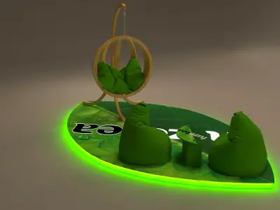 Fuze Tea Stand 3D model