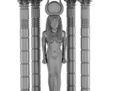 Firaun egyption gold or selver  3D print model