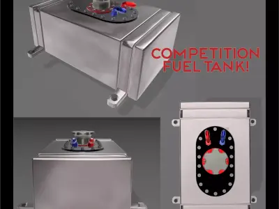 Racing fuel tank for scale autos and dioramas 1 24 3D print model