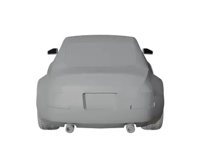 Nissan 350z Low-poly 3D model