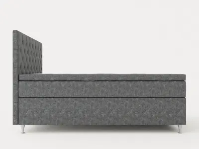 Joluma Complete Bed Package Continental Bed 180x200 Low-poly 3D model